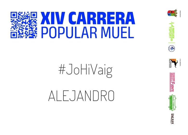 #JoHiVaig - ALEJANDRO (XIV CARRERA POPULAR MUEL 2024)