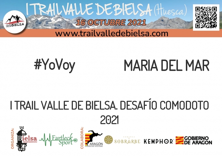 #YoVoy - MARIA DEL MAR (I TRAIL VALLE DE BIELSA. DESAFÍO COMODOTO 2021)