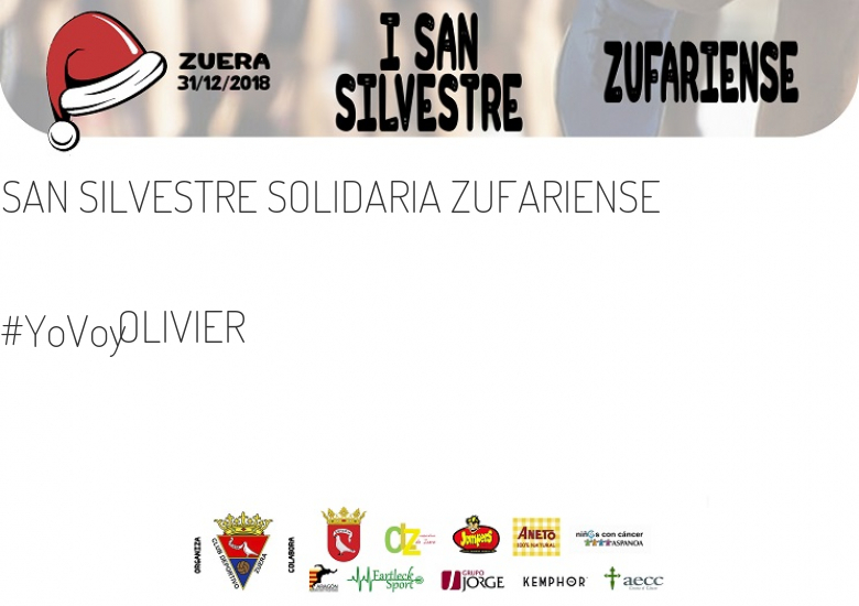 #EuVou - OLIVIER (SAN SILVESTRE SOLIDARIA ZUFARIENSE)