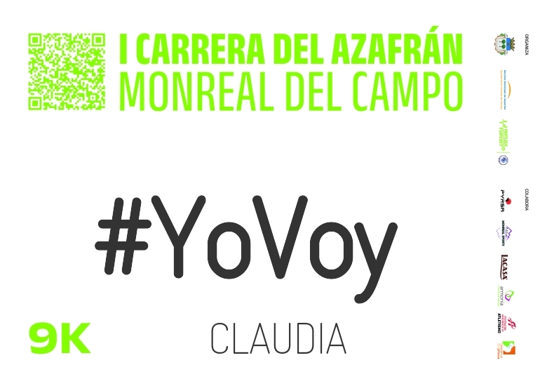 #YoVoy - CLAUDIA (CARRERA DEL AZAFRAN MONREAL DEL CAMPO 2024)