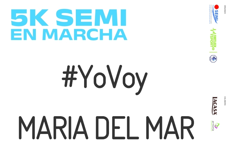 #ImGoing - MARIA DEL MAR (5K SEMI EN MARCHA 2023)