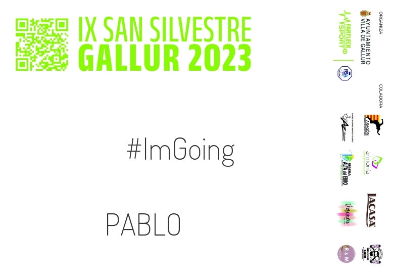 #YoVoy - PABLO (SAN SILVESTRE GALLUR 2023)