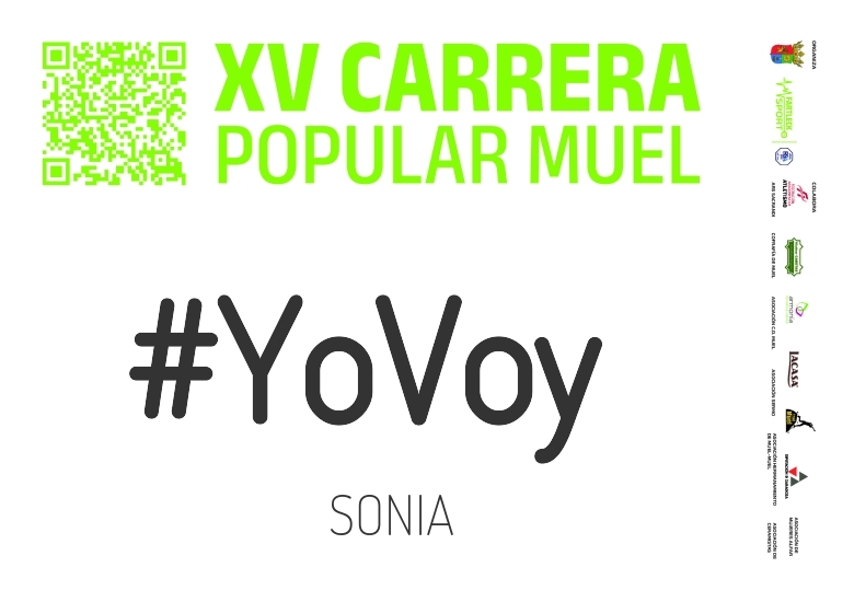 #YoVoy - SONIA (XV CARRERA POPULAR MUEL 2025)