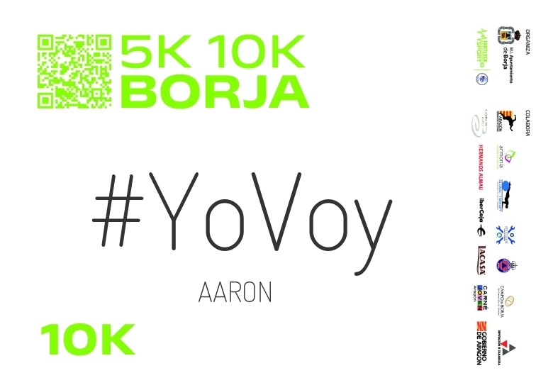 #JoHiVaig - AARON (I 5K 10K BORJA)