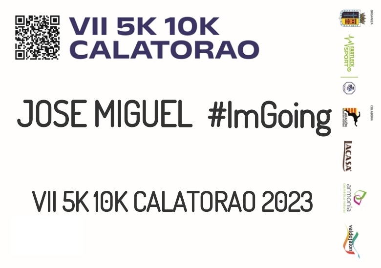 #YoVoy - JOSE MIGUEL (VII 5K 10K CALATORAO 2023)
