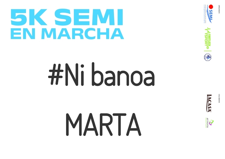 #ImGoing - MARTA (5K SEMI EN MARCHA 2023)