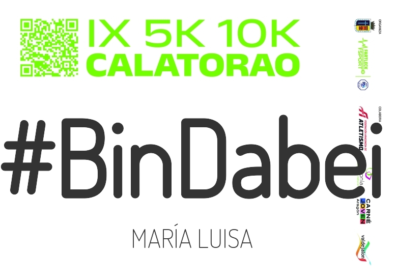 #YoVoy - MARÍA LUISA (IX 5K 10K CALATORAO 2025)
