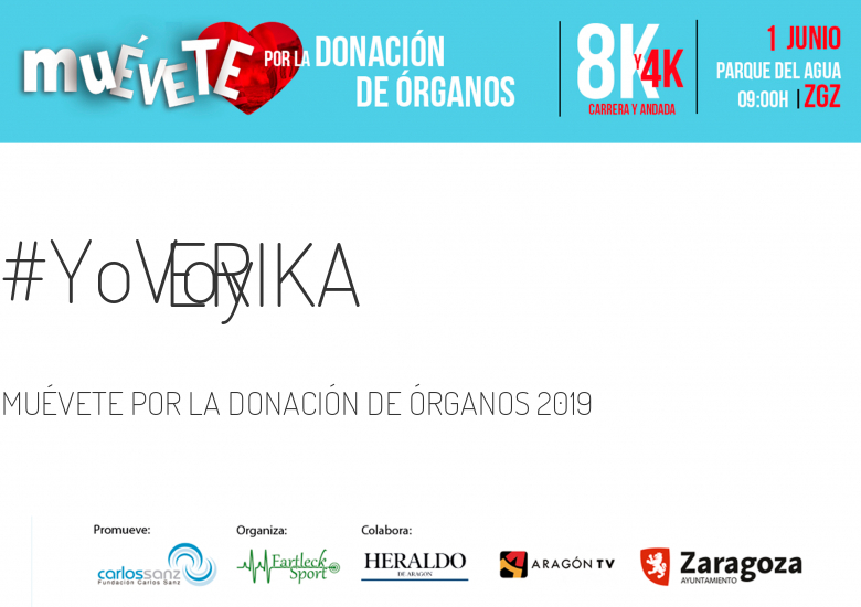 #YoVoy - ERIKA (MUÉVETE POR LA DONACIÓN DE ÓRGANOS 2019)