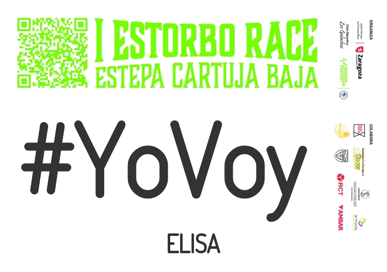 #YoVoy - ELISA (I ESTORBO RACE ESTEPA CARTUJA BAJA 2025)