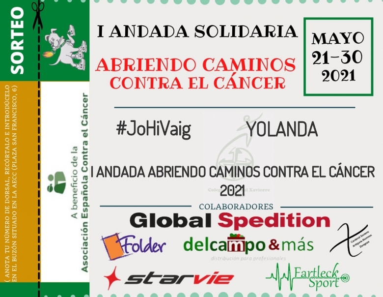 #YoVoy - YOLANDA (I ANDADA ABRIENDO CAMINOS CONTRA EL CÁNCER 2021)