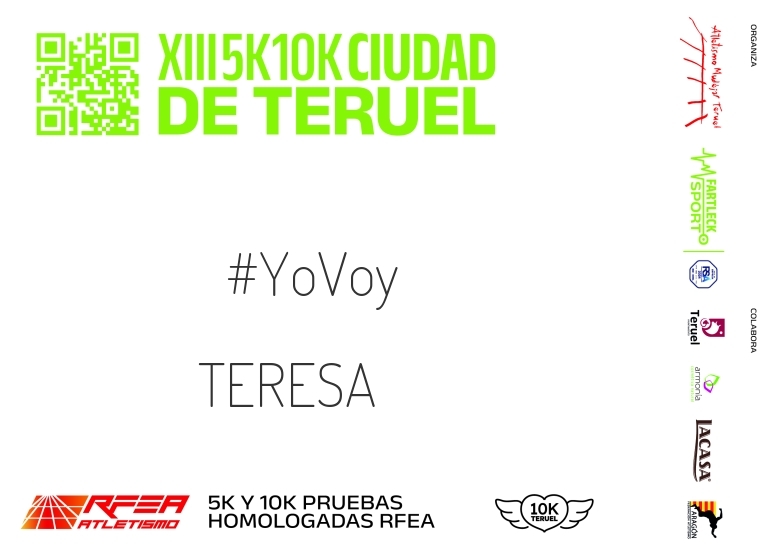 #YoVoy - TERESA (10K Y 5K CIUDAD DE TERUEL 2024)
