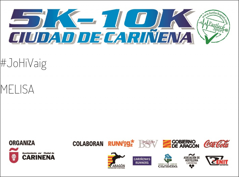 #JazGrem - MELISA (5-10K CIUDAD DE CARIÑENA 2017)