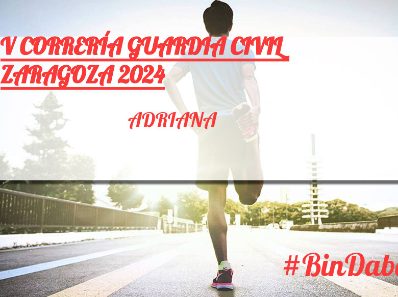 #YoVoy - ADRIANA (V CORRERÍA GUARDIA CIVIL ZARAGOZA 2024)