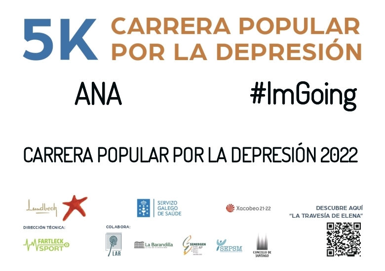 #JoHiVaig - ANA (CARRERA POPULAR POR LA DEPRESIÓN 2022)