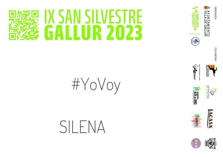 #YoVoy - SILENA (SAN SILVESTRE GALLUR 2023)