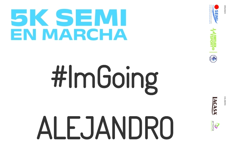 #YoVoy - ALEJANDRO (5K SEMI EN MARCHA 2023)