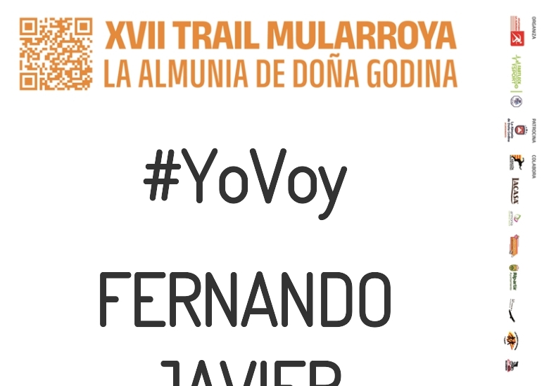 #YoVoy - FERNANDO JAVIER (XVII TRAIL MULARROYA 2023)