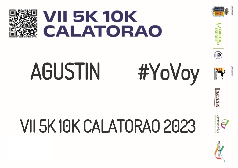 #Ni banoa - AGUSTIN (VII 5K 10K CALATORAO 2023)