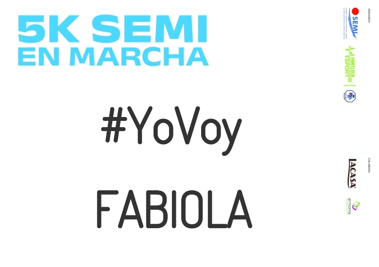 #Ni banoa - FABIOLA (5K SEMI EN MARCHA 2023)