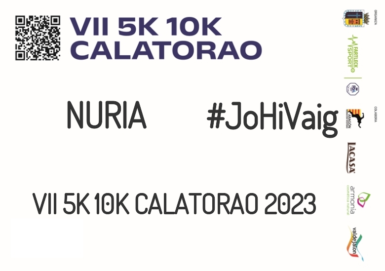 #YoVoy - NURIA (VII 5K 10K CALATORAO 2023)
