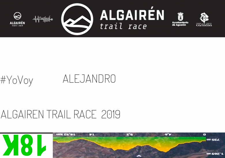 #JeVais - ALEJANDRO (ALGAIREN TRAIL RACE  2019)