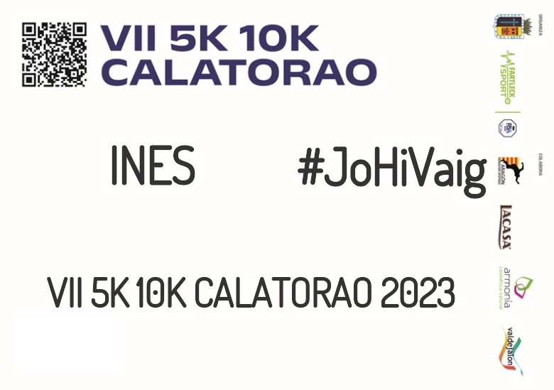 #YoVoy - INES (VII 5K 10K CALATORAO 2023)
