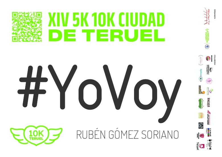 #YoVoy - RUBÉN GÓMEZ SORIANO (XIV 10K Y 5K CIUDAD DE TERUEL 2025)
