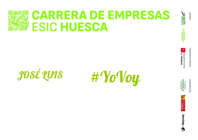 #EuVou - JOSÉ LUIS (I CARRERA EMPRESAS ESIC HUESCA 2024)