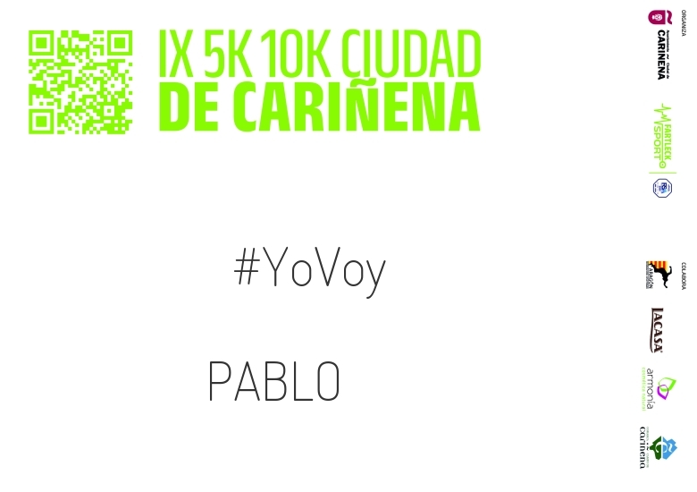 #YoVoy - PABLO (IX 5K 10K CIUDAD DE CARIÑENA 2024)