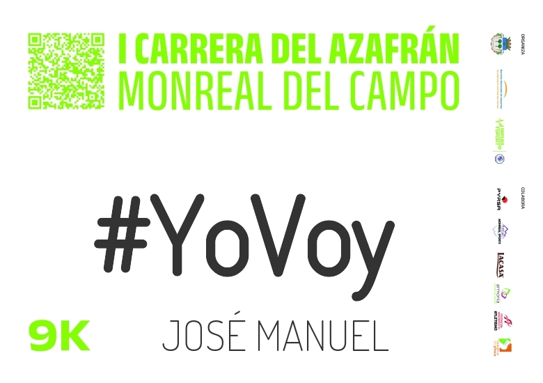 #YoVoy - JOSÉ MANUEL (CARRERA DEL AZAFRAN MONREAL DEL CAMPO 2024)