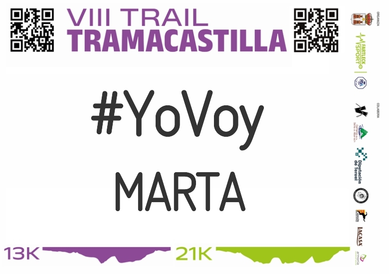 #YoVoy - MARTA (VIII TRAMACASTILLA TRAIL DESAFÍO BARRANCO HONDO 2023)