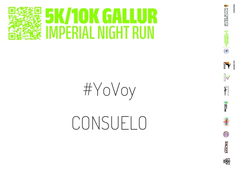 #YoVoy - CONSUELO (GALLUR IMPERIAL NIGHT RUN)
