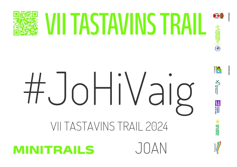 #YoVoy - JOAN (VII TASTAVINS TRAIL 2024)