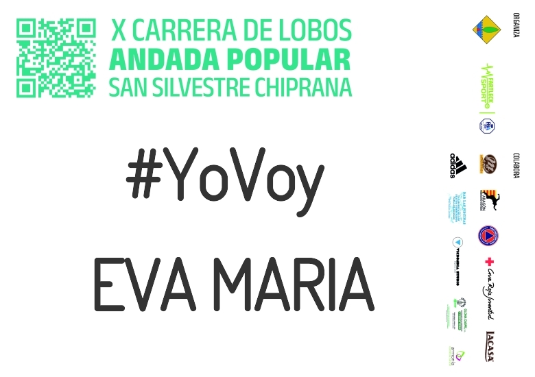 #YoVoy - EVA MARIA (X CARRERA LOBOS CHIPRANA 2023)