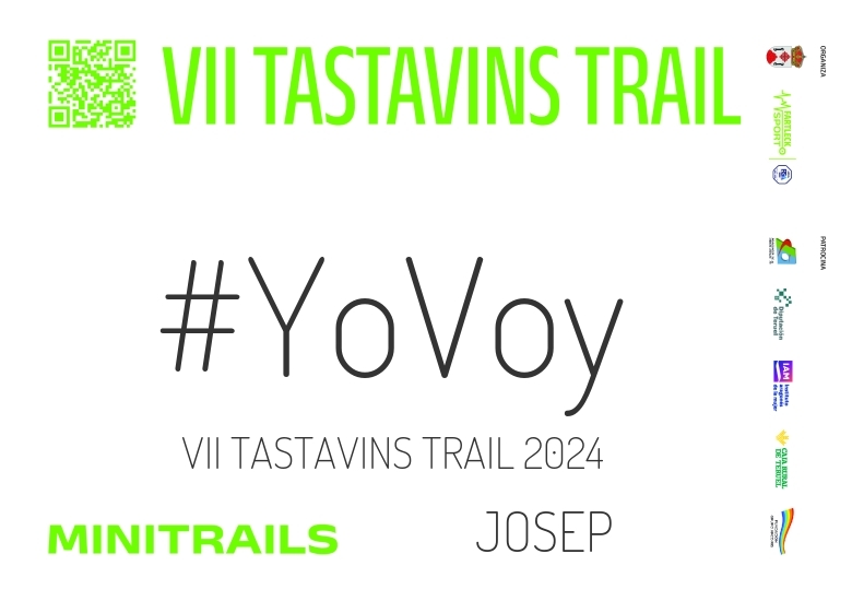 #YoVoy - JOSEP (VII TASTAVINS TRAIL 2024)