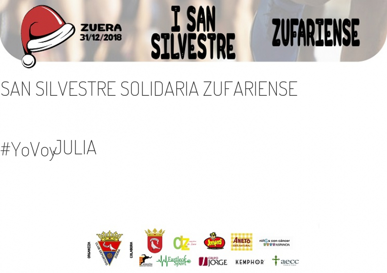 #YoVoy - JULIA (SAN SILVESTRE SOLIDARIA ZUFARIENSE)