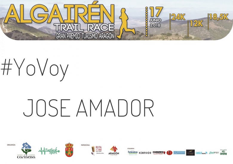#EuVou - JOSE AMADOR (ALGAIREN TRAIL RACE  2018 )