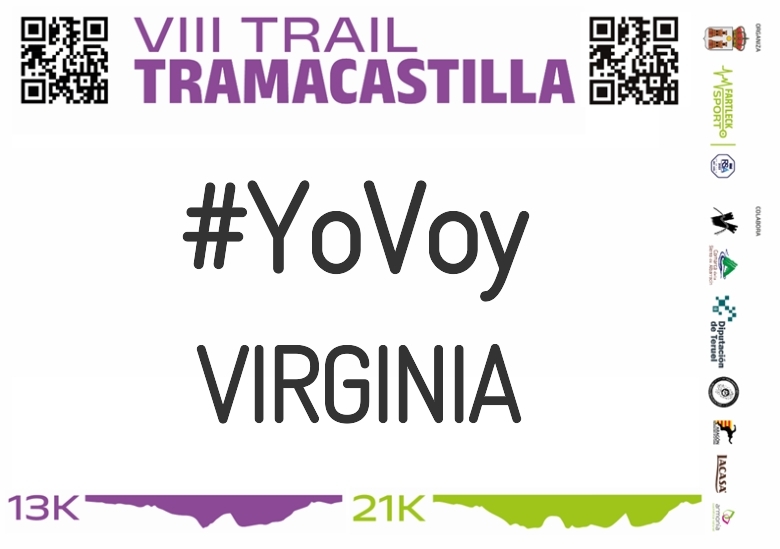 #YoVoy - VIRGINIA (VIII TRAMACASTILLA TRAIL DESAFÍO BARRANCO HONDO 2023)