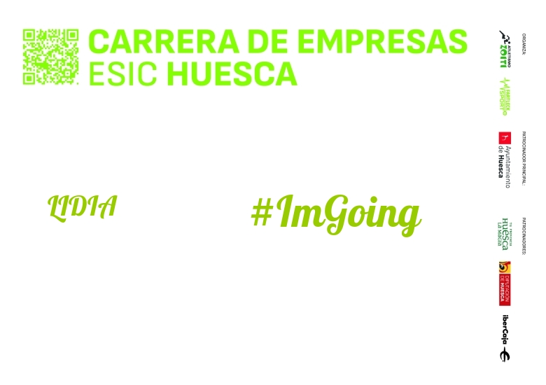 #YoVoy - LIDIA (I CARRERA EMPRESAS ESIC HUESCA 2024)