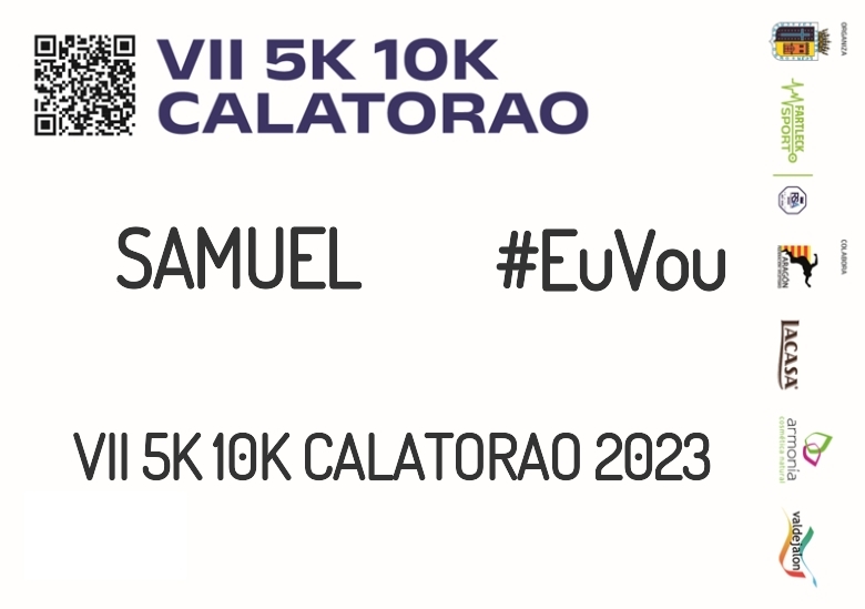 #JoHiVaig - SAMUEL (VII 5K 10K CALATORAO 2023)