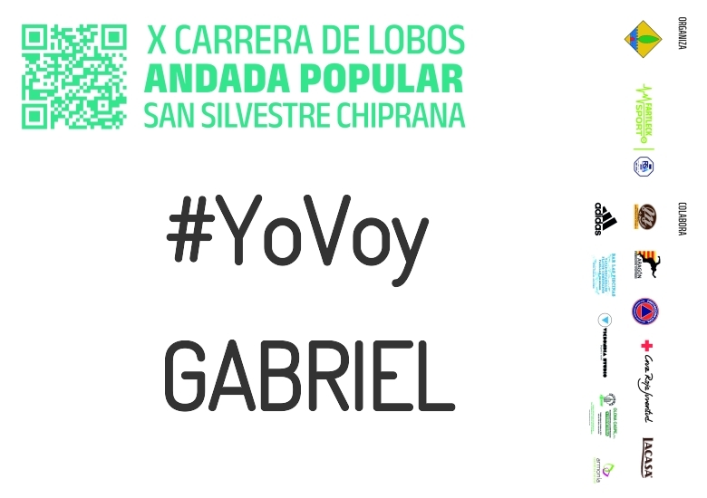 #YoVoy - GABRIEL (X CARRERA LOBOS CHIPRANA 2023)