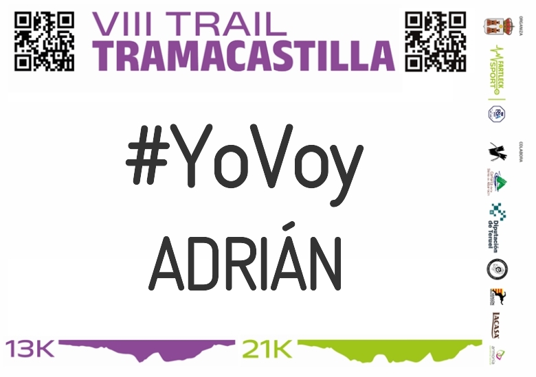#YoVoy - ADRIÁN (VIII TRAMACASTILLA TRAIL DESAFÍO BARRANCO HONDO 2023)