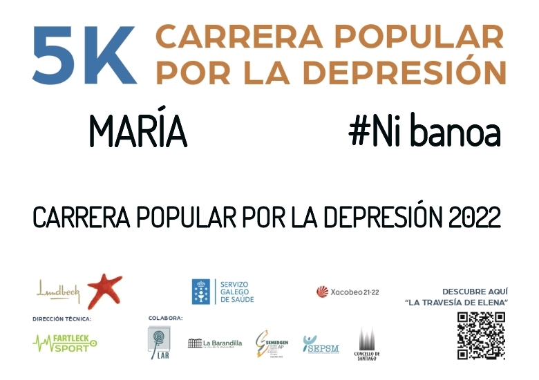 #YoVoy - MARÍA (CARRERA POPULAR POR LA DEPRESIÓN 2022)