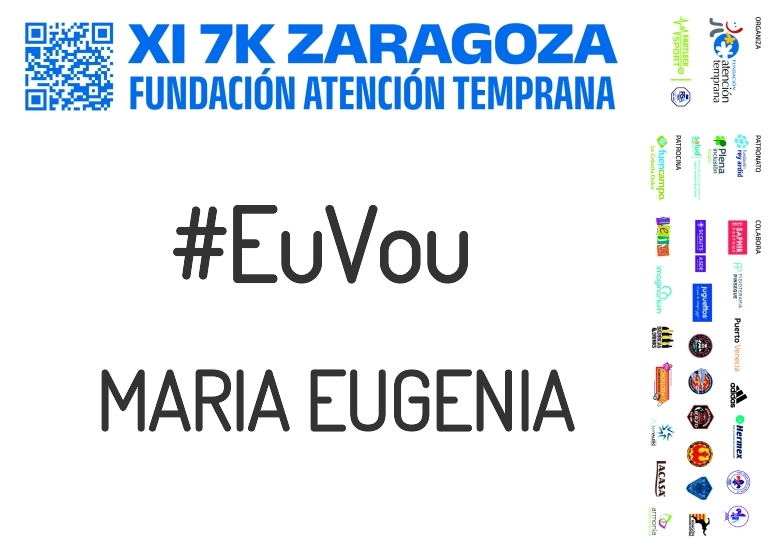 #Ni banoa - MARIA EUGENIA (XI 7K FUNDACIÓN ATENCIÓN TEMPRANA)
