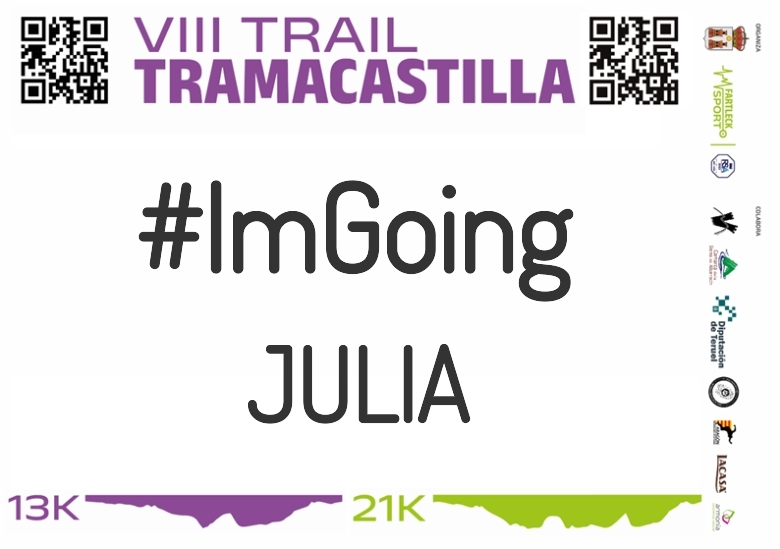 #YoVoy - JULIA (VIII TRAMACASTILLA TRAIL DESAFÍO BARRANCO HONDO 2023)
