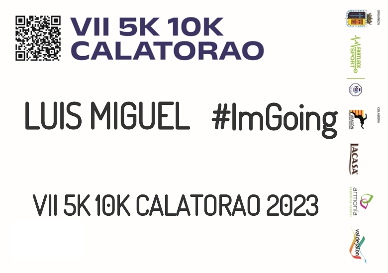 #JazGrem - LUIS MIGUEL (VII 5K 10K CALATORAO 2023)