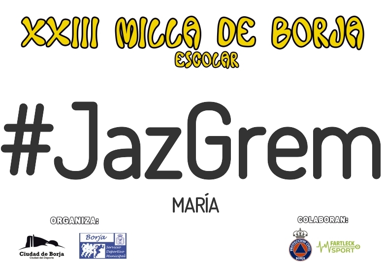 #YoVoy - MARÍA (XXIII MILLA ESCOLAR DE BORJA 2025)