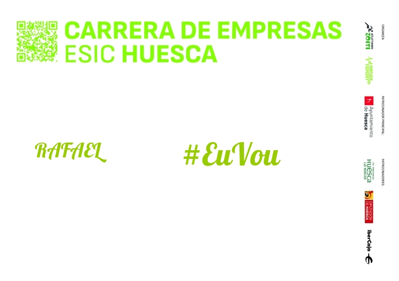 #EuVou - RAFAEL (I CARRERA EMPRESAS ESIC HUESCA 2024)