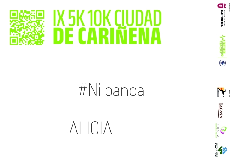#YoVoy - ALICIA (IX 5K 10K CIUDAD DE CARIÑENA 2024)