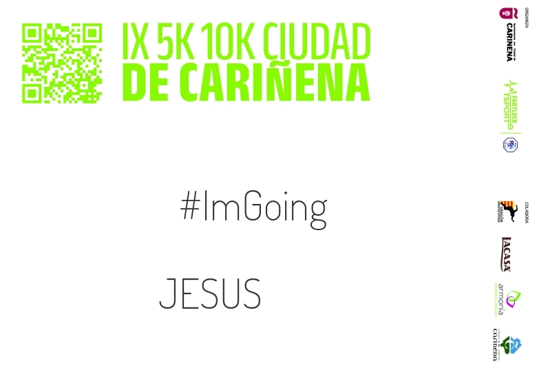 #EuVou - JESUS (IX 5K 10K CIUDAD DE CARIÑENA 2024)